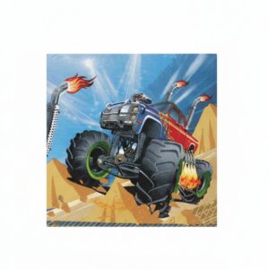 Monster Truck Napkins