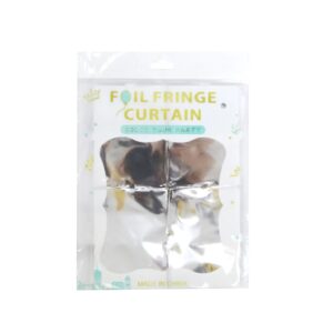 Silver Square Foil Curtain