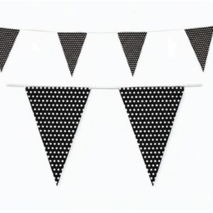 Dotted Black Flags Banner