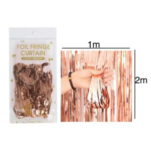 Rose Gold Foil Curtain