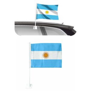 Argentina car window flag