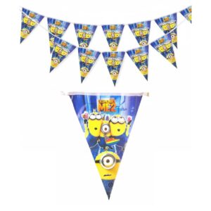 Minions Paper Flags Banner