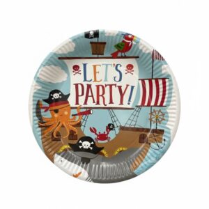 Pirate Paper Plate 9”