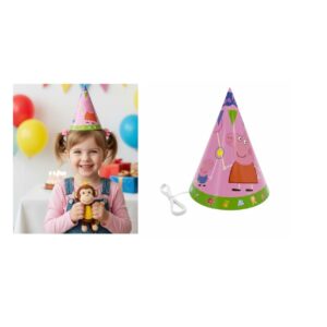 Peppa Pig Birthday Paper Cone 10pcs