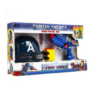 Captain America Scope Vision Helmet and agun set.
