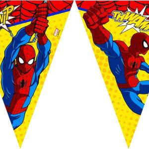 Spiderman Original Disney Plastic Flag Banner 2,3m
