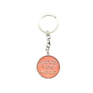 Love You More Keychain