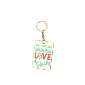 This Home Has Endless Love&Laundy Keychain