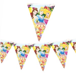 Princess Paper Flags Banner