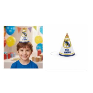 Real Madrid Birthday Paper Cone 10pcs