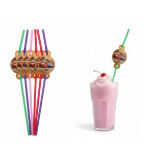-  Cars-Themed straw ( 6 pcs)