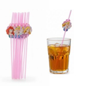 - Princesses straws 18 pcs