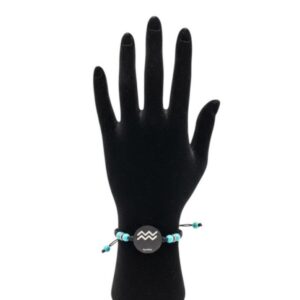 Aquarius Zodiac Sign Bracelet