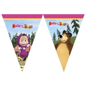 Masha and the Bear Original Disney Plastic Flag Banner 2,3m