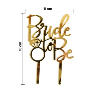 Bride To Be Cake Topper