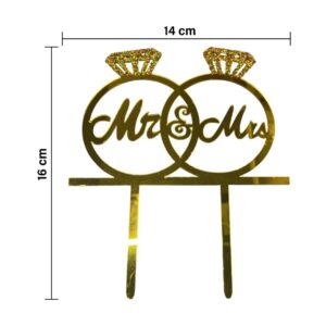 Mr&Mrs Cake Topper