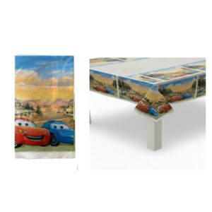 Cars Plastic Table Cover 108*180