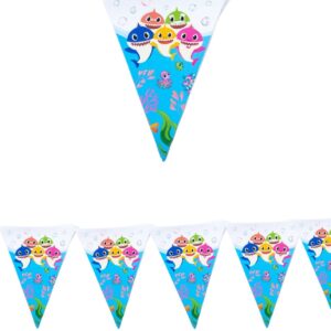 Baby shark Paper Flag Banner