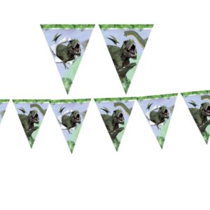 Dinosaur Paper Flag  Banner
