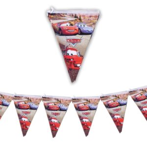 Cars Paper Flags Banner