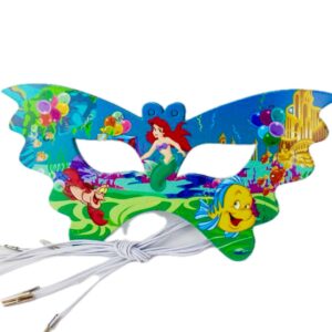 Ariel themed butterfly  shaped birthday Eye mask (6pcs)