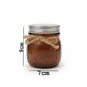 Scented Candle In A Jar + Metal Lid Summer Spice & Tobacco