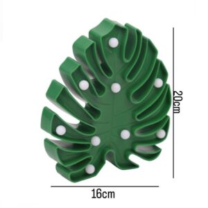 LED leaf-shaped light.