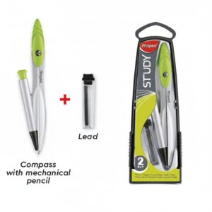 Green maped compass set(2 pcs)