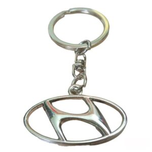 Hyundai Logo Metal Keychain