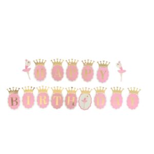Pink  Ballerina HBD banner