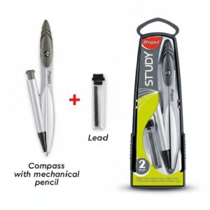 Grey maped compass set(2 pcs)