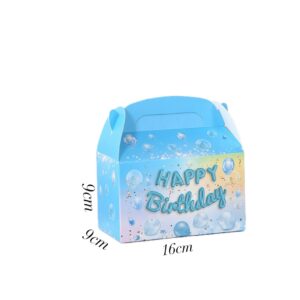 Blue Party Favor Box 1pcs