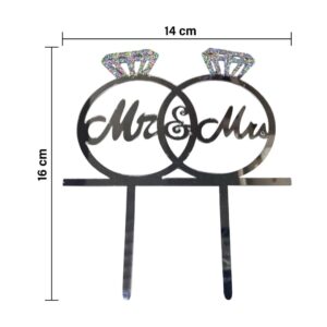 Mr&Mrs Cake Topper