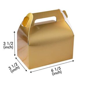 Gold Party Favor Box 1pcs