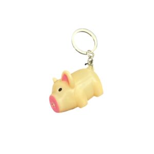Pig Keychain With Sound&Light Fearutes