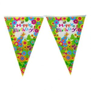 Floral Paper Flags Banner Item code:554232