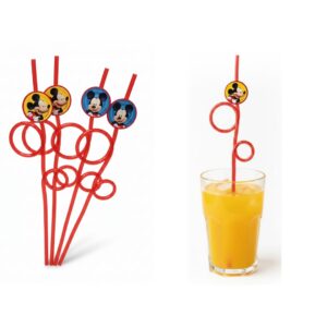 - Mickey mouse plastique straws (4 pcs)