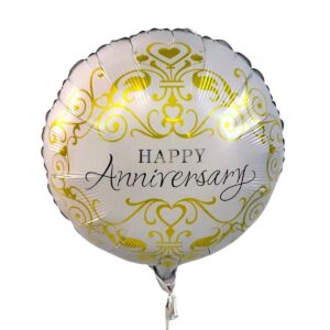 Happy anniversary foil balloon 18”