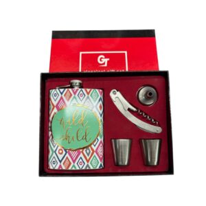 Flask Set Stainless Steel 9 OZ