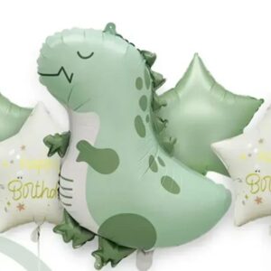 Dinosaur foil balloon set 5 pcs  23” 1 pc / 18” 4pcs
