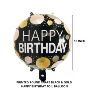 Happy birthday dotted foil 18”
