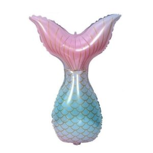 Mermaid tale shape foil balloon  52 cm