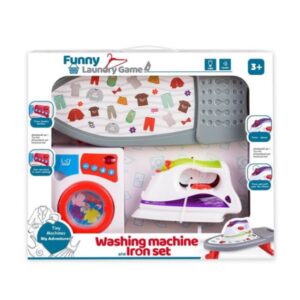 Washing machine and iron set