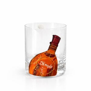 Hand painted Whiskey Glass (DIMPLE)
