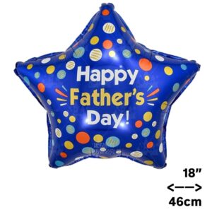 Star Happy Father’s Day Foil Balloon