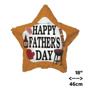 Star Happy Father’s Day Foil balloon