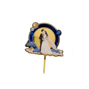 Plexi Groom&Bride Cake Topper