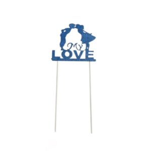 Paper My Love Cake Topper