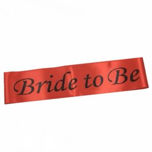 Bride To Be Sash