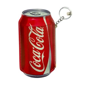 Coca Cola Coke Zipped Coin Purse Keychains